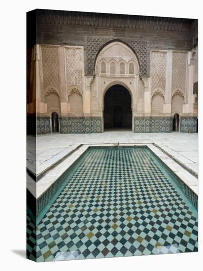 Ben Youssef Medersa (Koranic School), UNESCO World Heritage Site, Marrakesh, Morocco, North Africa-Nico Tondini-Stretched Canvas