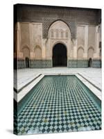 Ben Youssef Medersa (Koranic School), UNESCO World Heritage Site, Marrakesh, Morocco, North Africa-Nico Tondini-Stretched Canvas