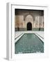 Ben Youssef Medersa (Koranic School), UNESCO World Heritage Site, Marrakesh, Morocco, North Africa-Nico Tondini-Framed Photographic Print