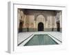 Ben Youssef Medersa (Koranic School), UNESCO World Heritage Site, Marrakesh, Morocco, North Africa-Nico Tondini-Framed Photographic Print