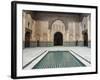 Ben Youssef Medersa (Koranic School), UNESCO World Heritage Site, Marrakesh, Morocco, North Africa-Nico Tondini-Framed Photographic Print