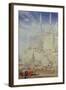 Benares (Also known as Varanasi)-Albert Goodwin-Framed Giclee Print