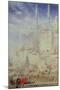 Benares (Also known as Varanasi)-Albert Goodwin-Mounted Giclee Print