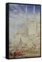 Benares (Also known as Varanasi)-Albert Goodwin-Framed Stretched Canvas