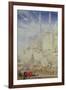 Benares (Also known as Varanasi)-Albert Goodwin-Framed Giclee Print