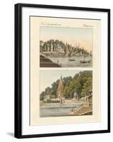 Benares and its Pagodas-null-Framed Giclee Print
