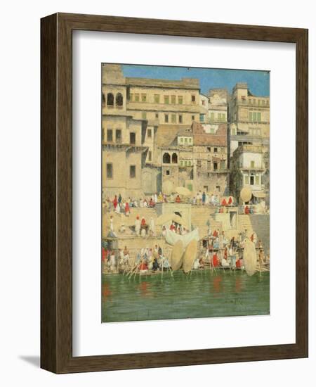 Benares, Blue Is the Sky-Mortimer Ludington Menpes-Framed Giclee Print