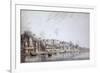 Benares on the Ganges-Hubert Cornish-Framed Premium Giclee Print