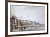 Benares on the Ganges-Hubert Cornish-Framed Premium Giclee Print