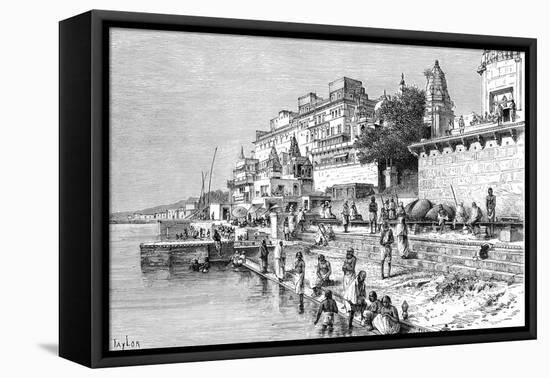 Benares (Varanas), India, 1895-Taylor-Framed Stretched Canvas