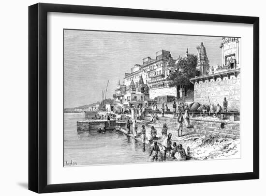 Benares (Varanas), India, 1895-Taylor-Framed Giclee Print