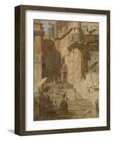 Benares (Varanasi, India), 1913-Marius Bauer-Framed Art Print