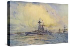 Benbow Warship-WL Wyllie-Stretched Canvas