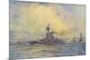 Benbow Warship-WL Wyllie-Mounted Premium Giclee Print