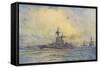 Benbow Warship-WL Wyllie-Framed Stretched Canvas