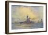 Benbow Warship-WL Wyllie-Framed Art Print