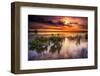 Benbrook Lake Sunrise-Dean Fikar-Framed Photographic Print