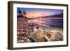 Benbrook Lake Sunset-Dean Fikar-Framed Photographic Print