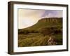 Benbulben, Approx 500M, at Sunset, Near Sligo, County Sligo, Connacht, Republic of Ireland, Europe-Patrick Dieudonne-Framed Photographic Print