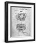 Bench Grinder Patent-Cole Borders-Framed Art Print