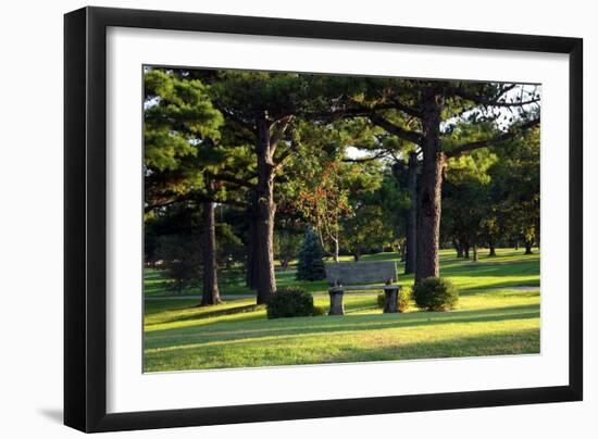 Bench I-Tammy Putman-Framed Photographic Print