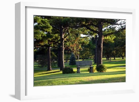 Bench I-Tammy Putman-Framed Photographic Print