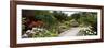 Bench in a Garden, Olbrich Botanical Gardens, Madison, Wisconsin, USA-null-Framed Photographic Print