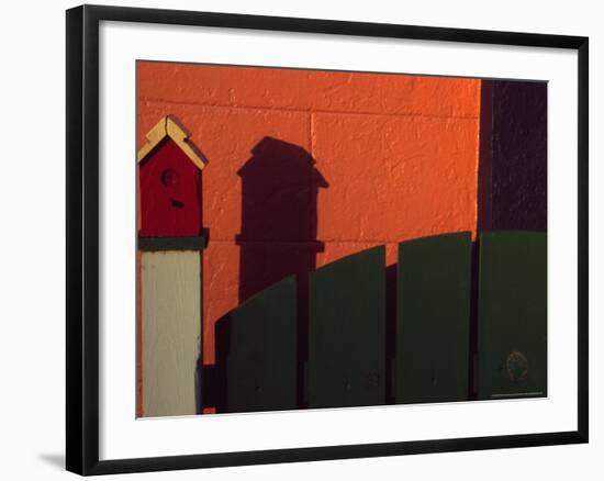 Bench in Town of Palouse, Washington, USA-Janell Davidson-Framed Photographic Print