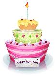 Birthday Cake-Benchart-Art Print