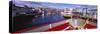 Benches on a Ferry, Peaks Island, Casco Bay, Portland, Maine, USA-null-Stretched Canvas