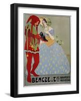 Bencze Es Trs. Poster-Geza Farago-Framed Giclee Print