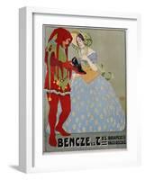 Bencze Es Trs. Poster-Geza Farago-Framed Giclee Print