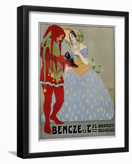 Bencze Es Trs. Poster-Geza Farago-Framed Premium Giclee Print