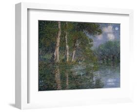 Bend in the Eure, St. Cyr De Vaudreuil, 1919-Eug?ne Boudin-Framed Giclee Print