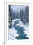 Bend in the North Saskatchewan-Michael Blanchette Photography-Framed Giclee Print