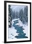 Bend in the North Saskatchewan-Michael Blanchette Photography-Framed Giclee Print