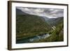 Bend In The Una River From Bosnia Side. River Spans Border Between Bosnia, Herzegovina & Croatia-Karine Aigner-Framed Photographic Print