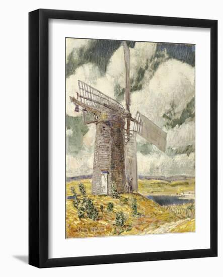 Bending Sail on the Old Mill. 1920-Frederick Childe Hassam-Framed Giclee Print