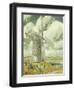 Bending Sail on the Old Mill, Bridgehampton-Childe Hassam-Framed Giclee Print