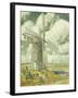 Bending Sail on the Old Mill, Bridgehampton-Childe Hassam-Framed Giclee Print