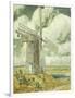 Bending Sail on the Old Mill, Bridgehampton-Childe Hassam-Framed Giclee Print