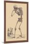 Bending Skeleton-Andreas Vesalius-Mounted Art Print