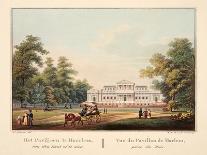 Het Paviljoen Te Jaarlem, Van Den Hout Af Te Zien. Vue Du Pavillon De Harlem, Prise Du Bois, 1825-Bendrik Greeven-Framed Stretched Canvas