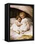 Beneath an Angel's Wing-William Strutt-Framed Stretched Canvas