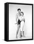 Beneath the 12-Mile Reef, Robert Wagner, Terry Moore, 1953-null-Framed Stretched Canvas