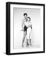 Beneath the 12-Mile Reef, Robert Wagner, Terry Moore, 1953-null-Framed Photo