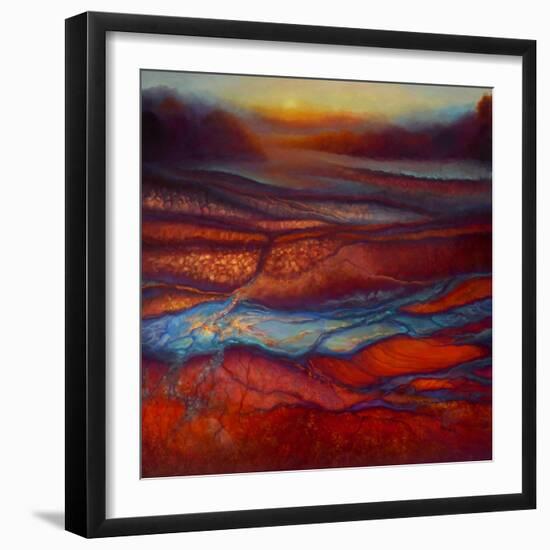 Beneath the Heath. 2022, (oil on canvas)-Lee Campbell-Framed Giclee Print