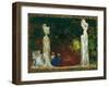 Beneath the Trees, 1897-1898-Édouard Vuillard-Framed Giclee Print