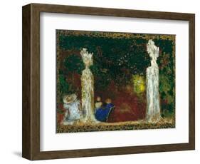 Beneath the Trees, 1897-1898-Édouard Vuillard-Framed Giclee Print