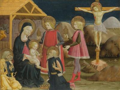 The Adoration of the Kings, and Christ on the Cross, Ca 1470